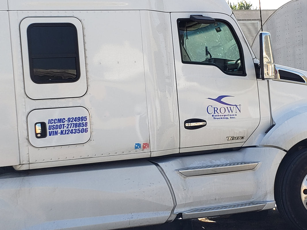 DOT Semi Truck Decals