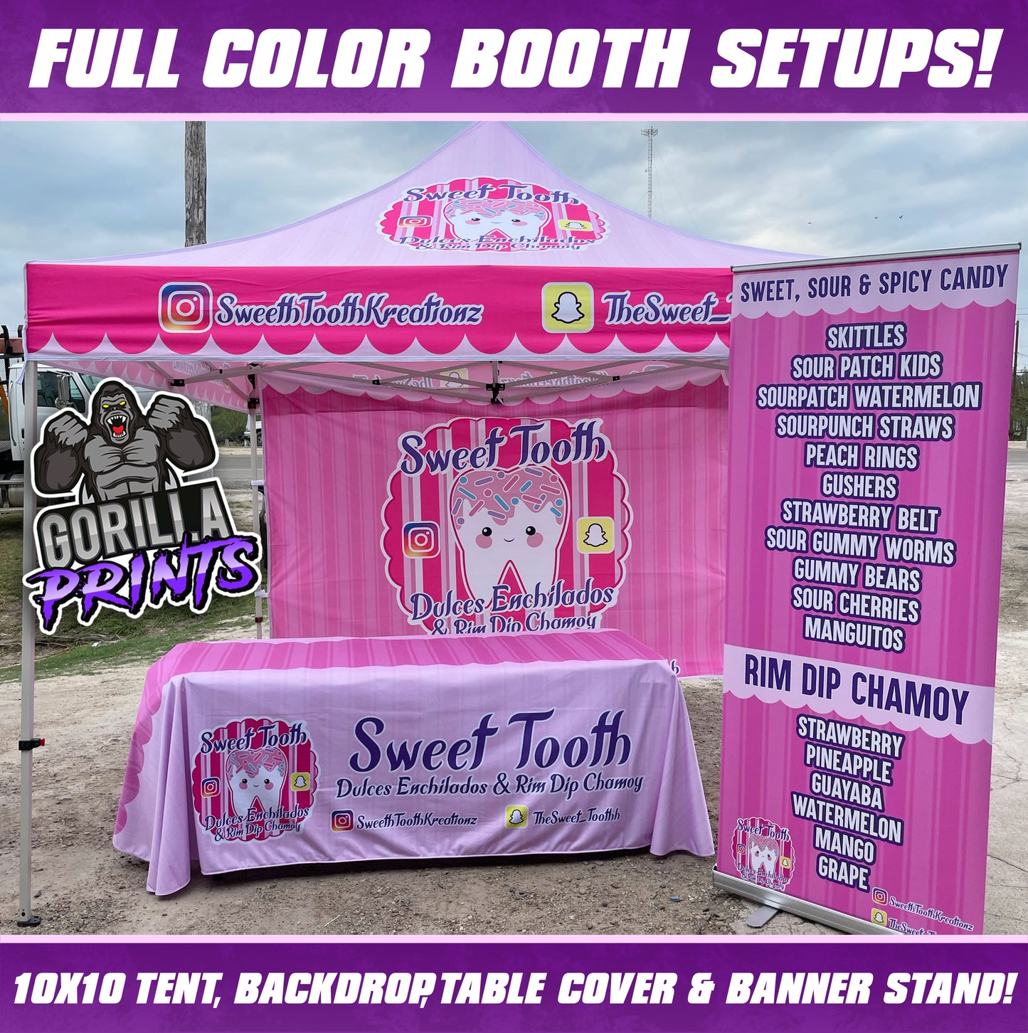 Full Color Booth Setup